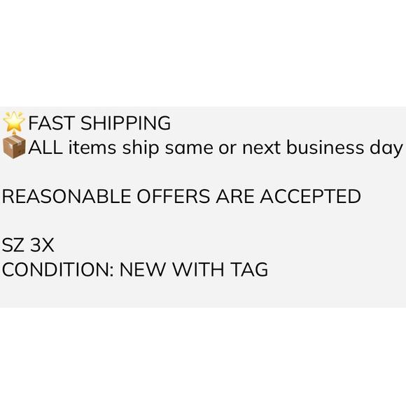 Garnet Los Angeles Button Up Shirt 3X Mens Navy Geometric Long Sleeve Work New - Picture 2 of 8